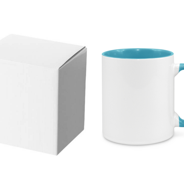 Cană cu toartă și interior colorat